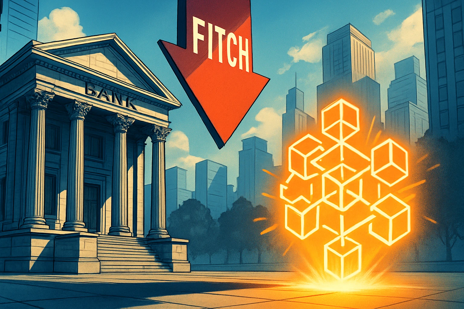 Fitch advierte que rebajará las calificaciones crediticias de los bancos que posean demasiado Bitcoin